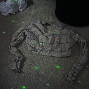 Sexy Plaid School Girl Top